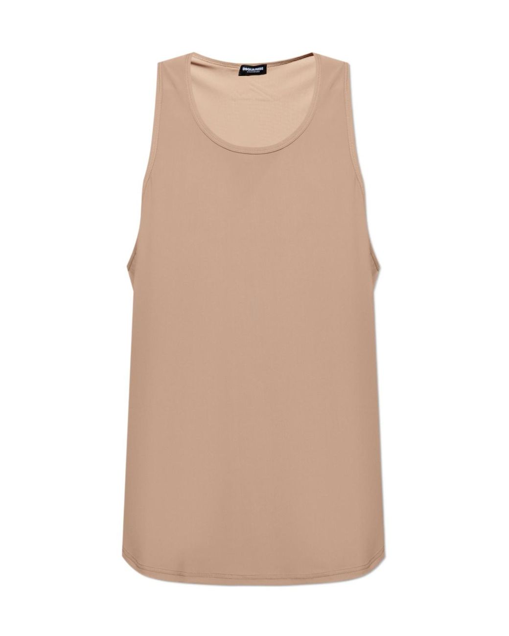 DSquared² Natural Logo-Printed Vest for men