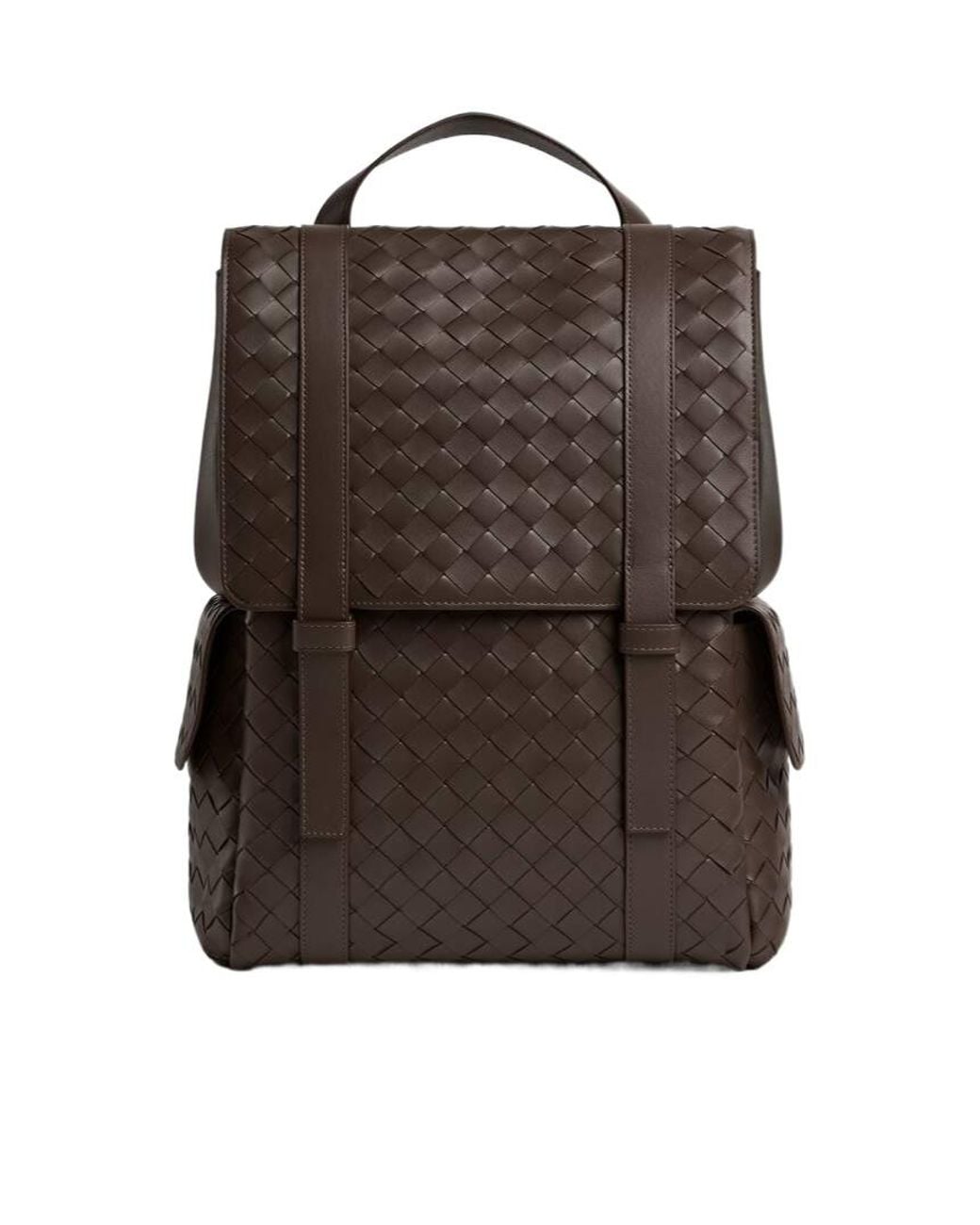 Bottega Veneta Brown Back To School Backpack for men