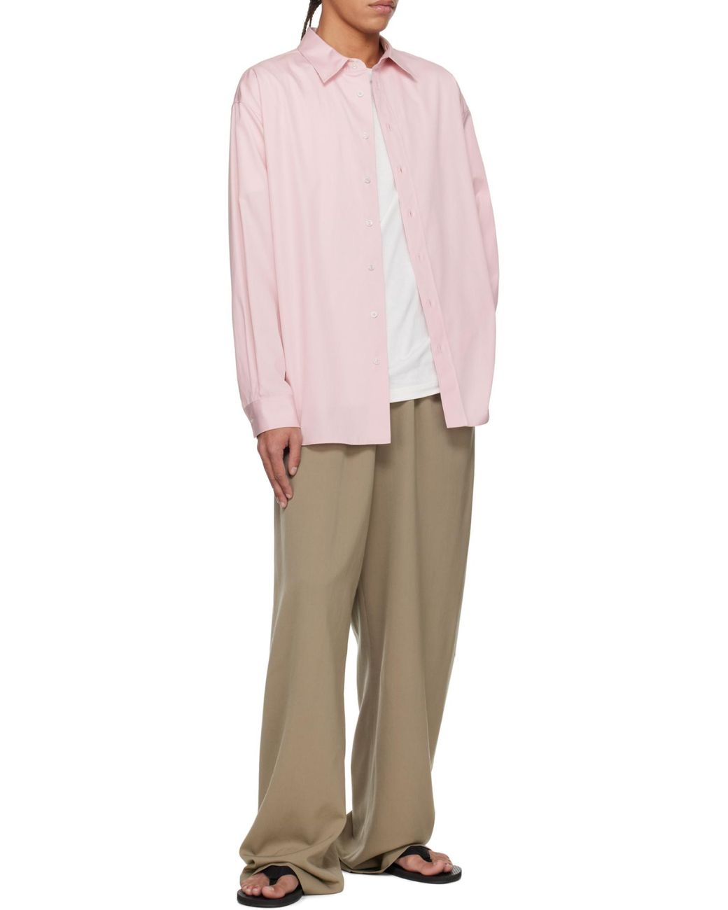 The Row Penn Shirt in Pink for Men | Lyst