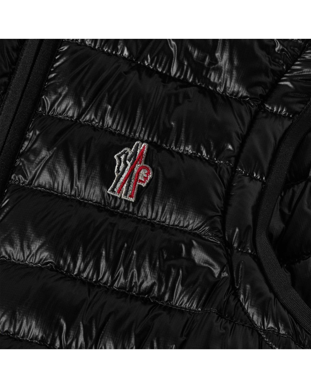 Moncler Black Long-Sleeved Cotton-Padded Jacket