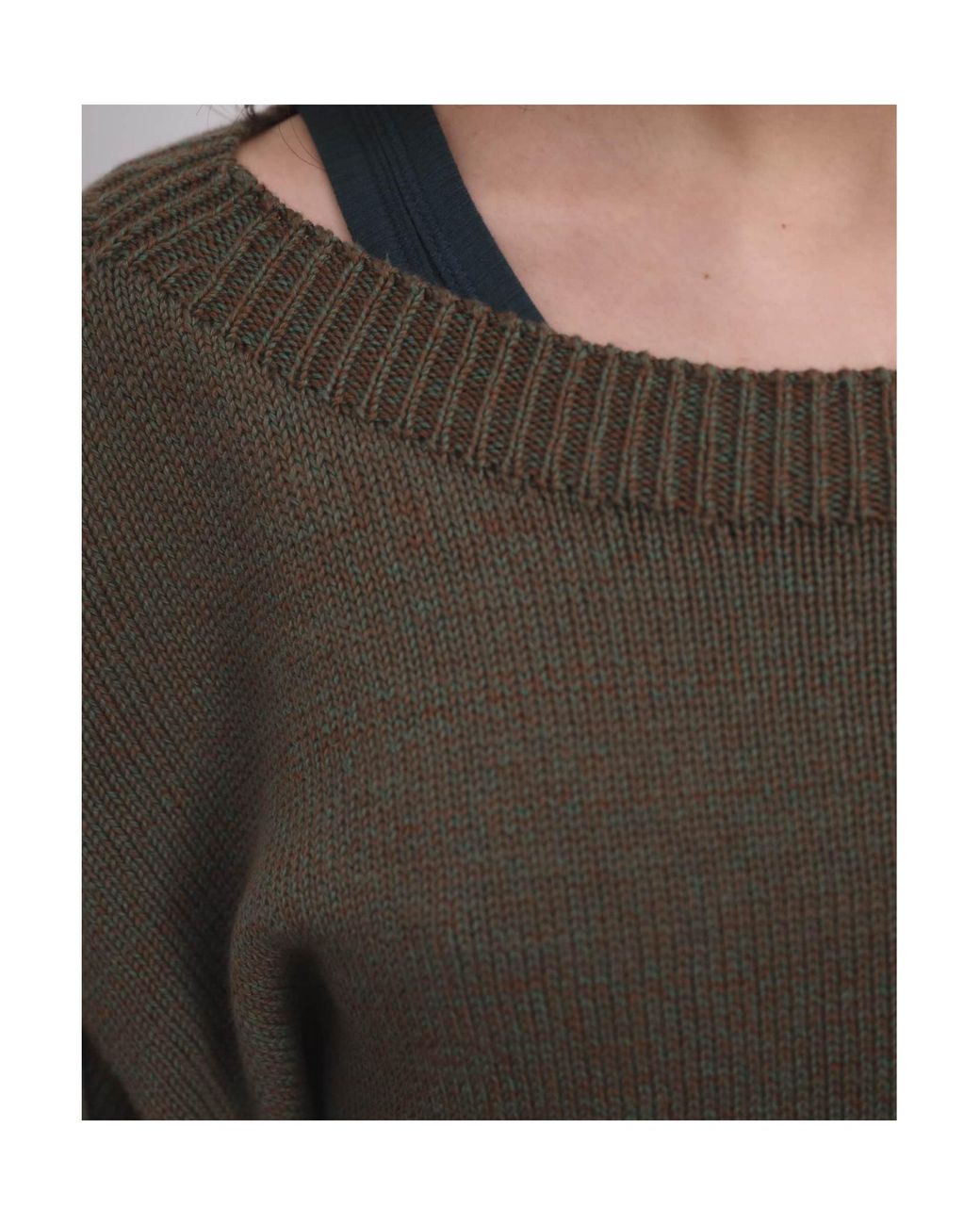 Baserange Green Long-Sleeved Knitwear