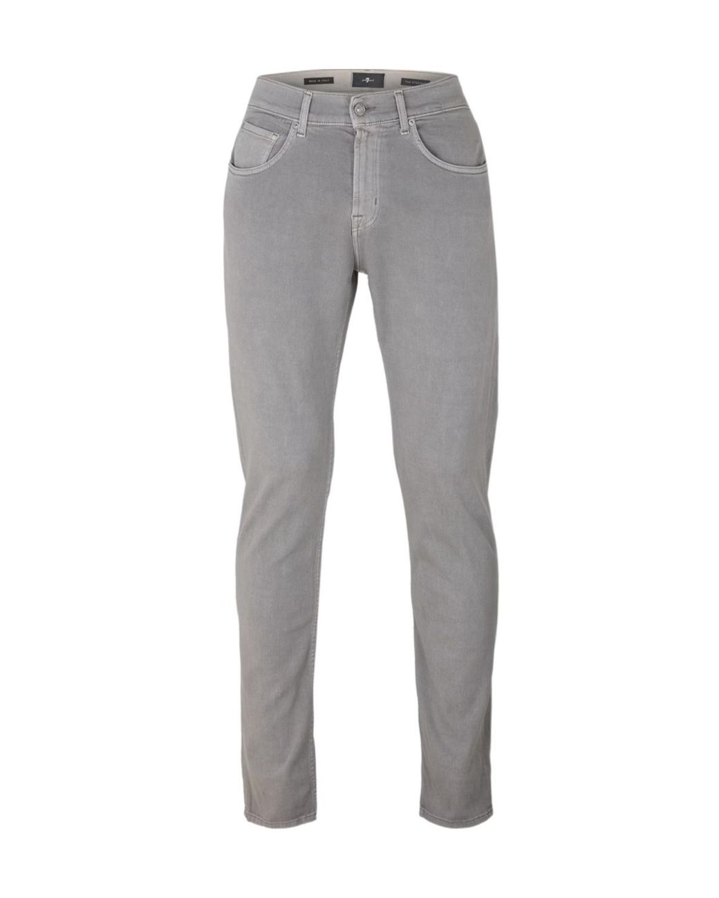 7 For All Mankind Gray 7Fam The Straight Sn62 for men