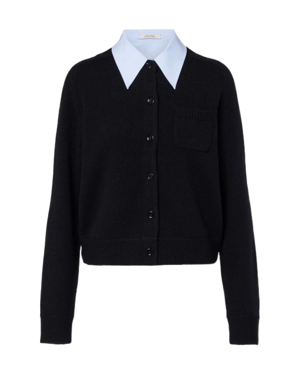 Dorothee Schumacher Black Long-Sleeved Cardigan