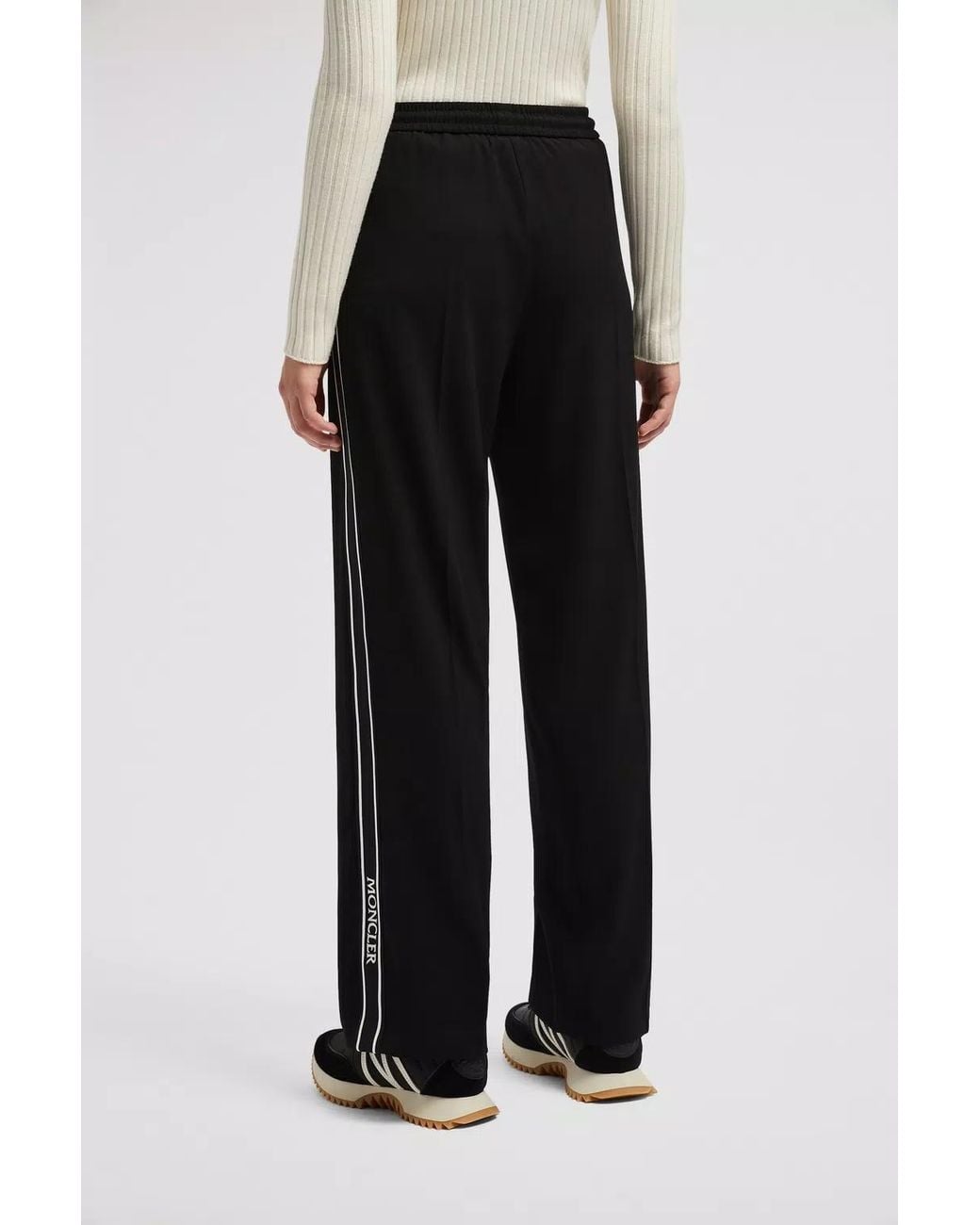 Moncler Black Logo Detailed Track Pants