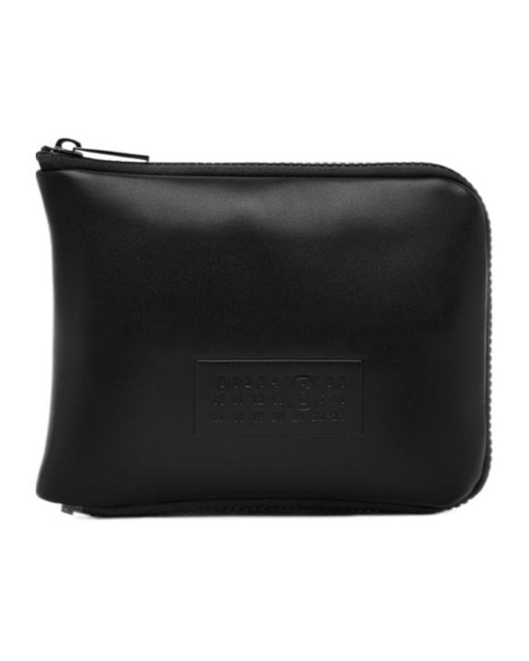 MM6 by Maison Margiela Gray Zip Pouch Japanese Bag