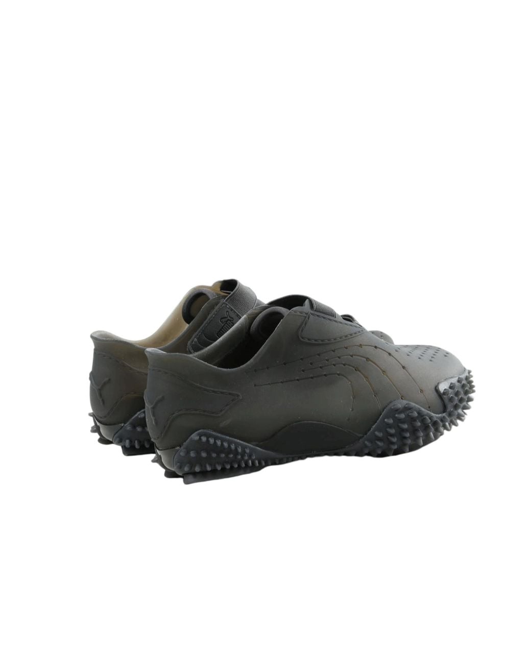 PUMA Gray Round-Toe Sneakers