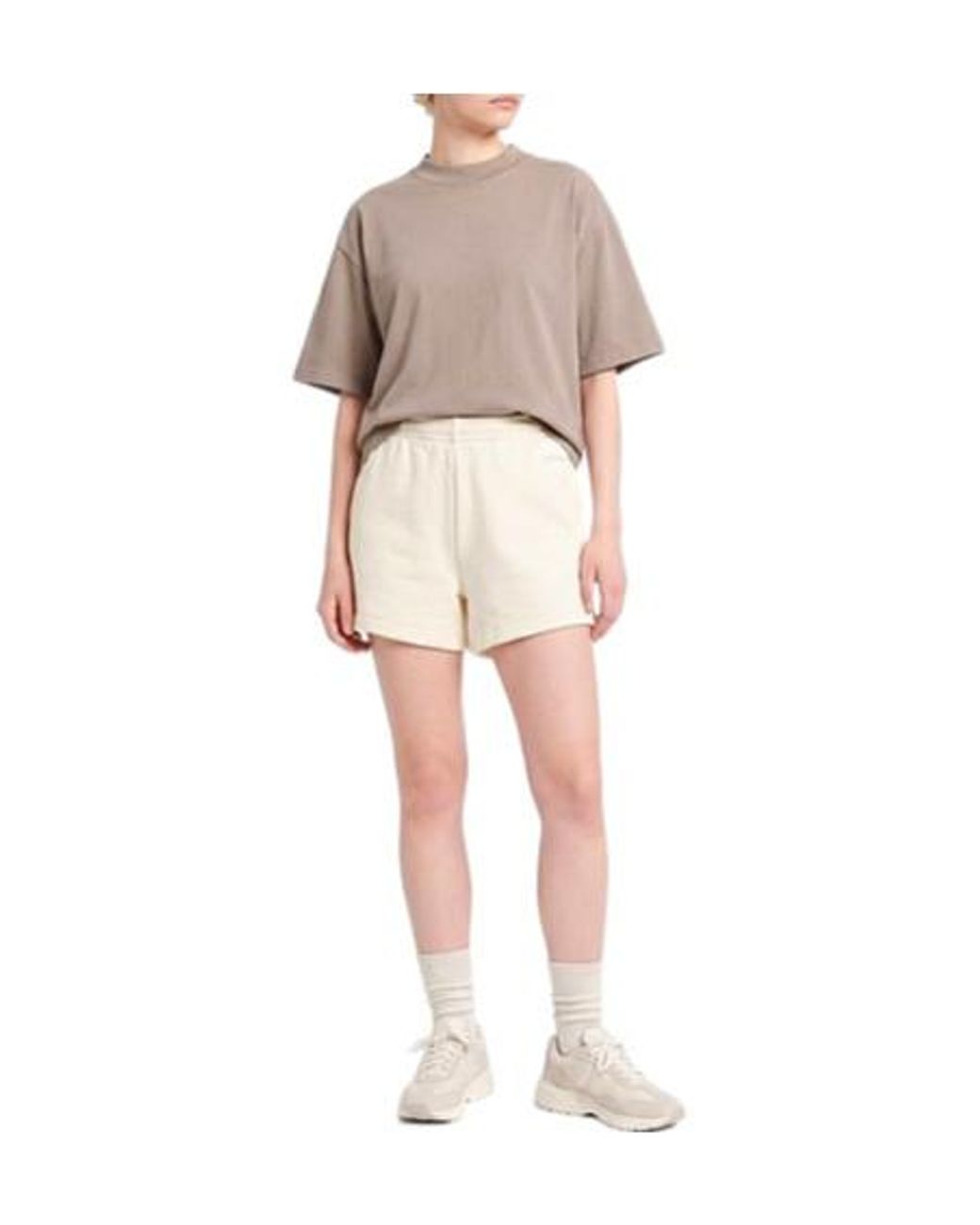 Rag & Bone White Simple Sports Shorts