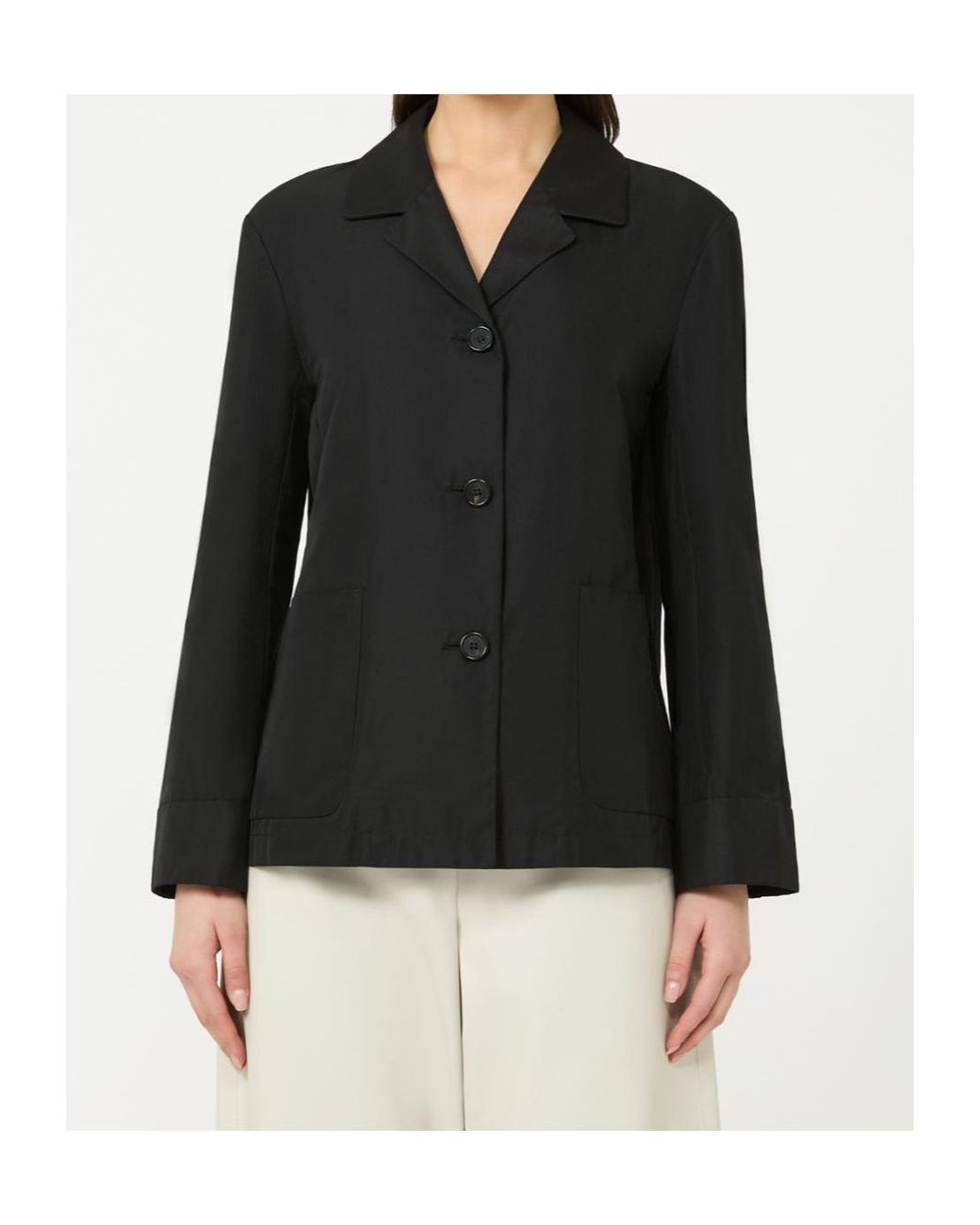Max Mara Black 'S Smmnina Button-Up Shirt