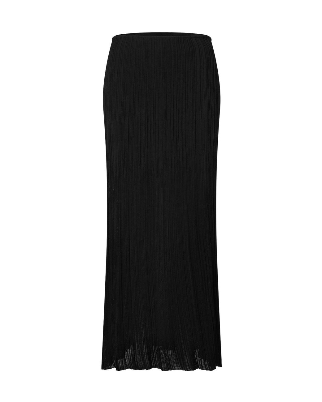 Balmain Black Long Maxi Skirt