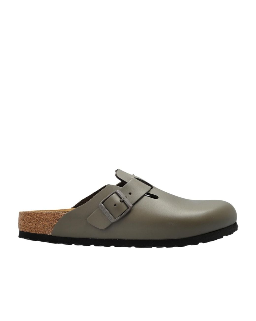 Birkenstock Brown Boston Side-Buckle Slippers for men