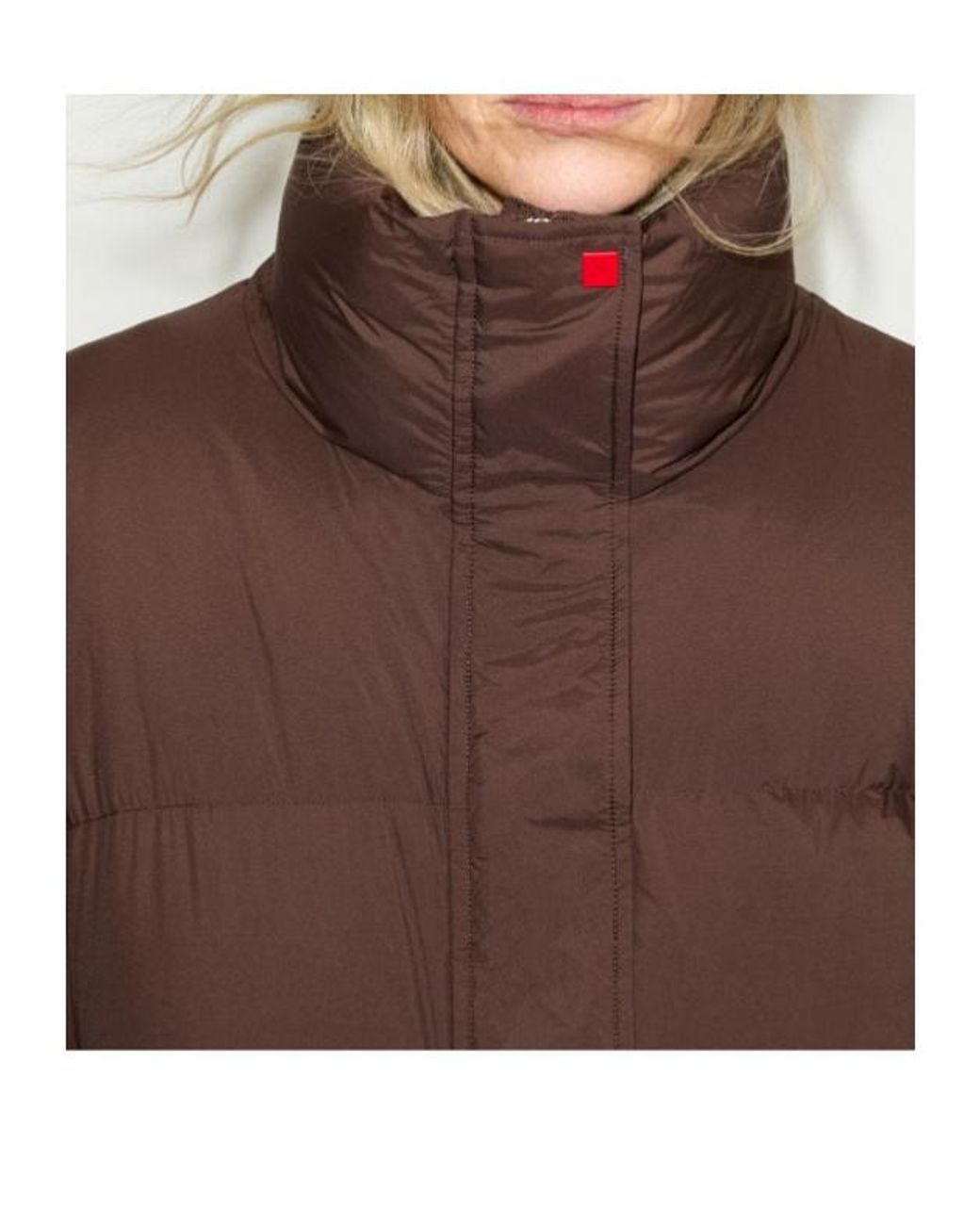 MAX&Co. Brown Oversized Padded Bomber Jacket