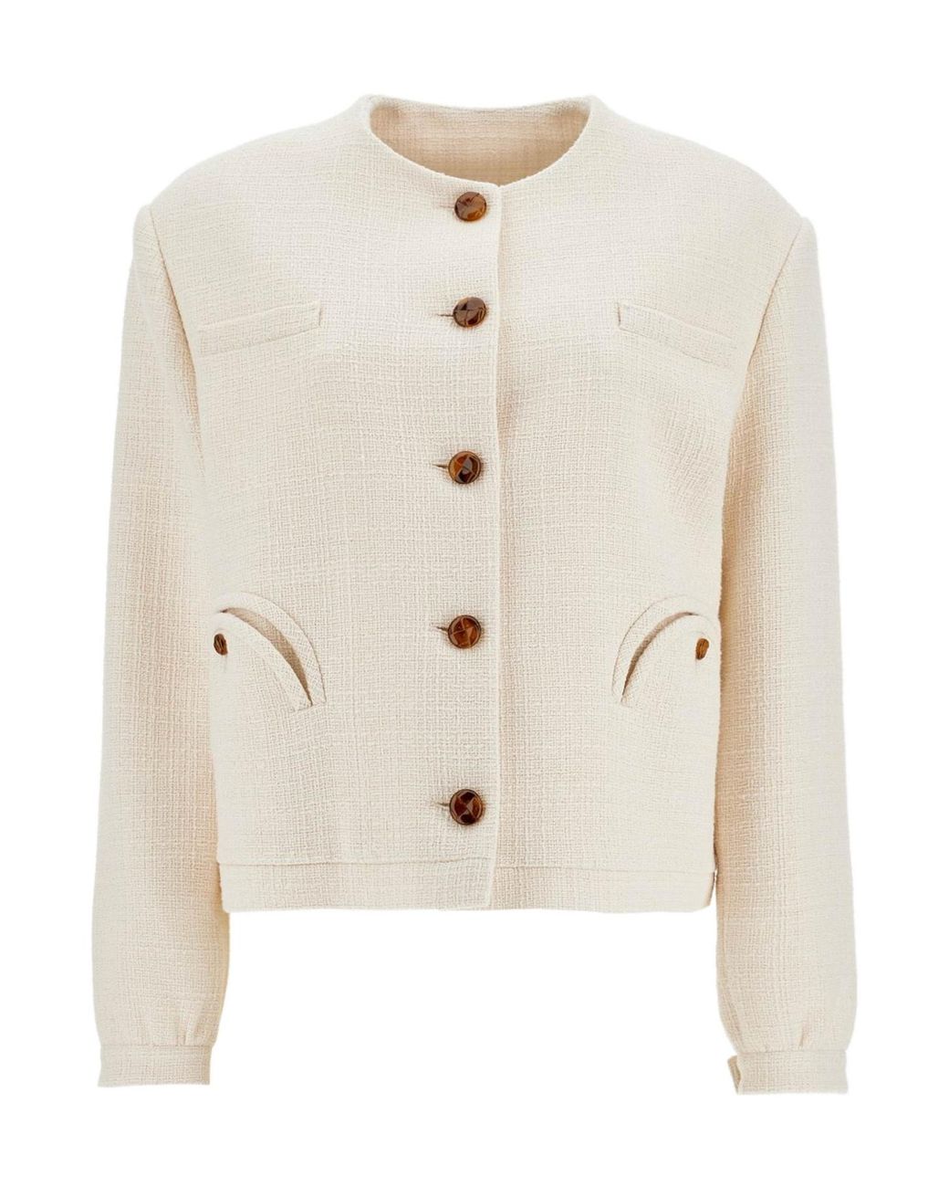 Blazé Milano White Missy Gliss Jacket