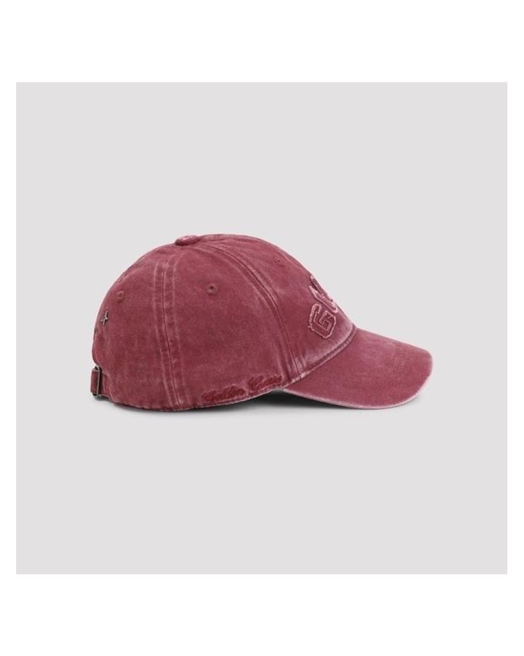 Golden Goose Deluxe Brand Red Logo Detailed Baseball Cap for men