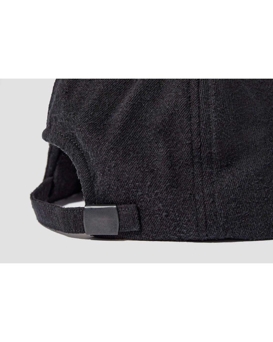 Comoli Black Round Hat for men