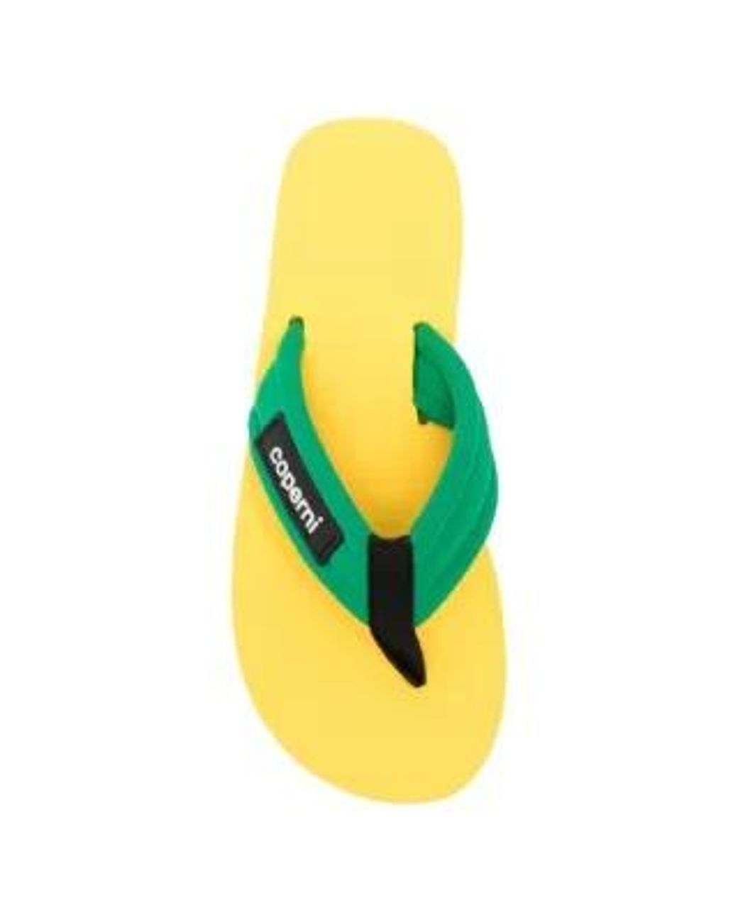Coperni Yellow Foam Flip Flops