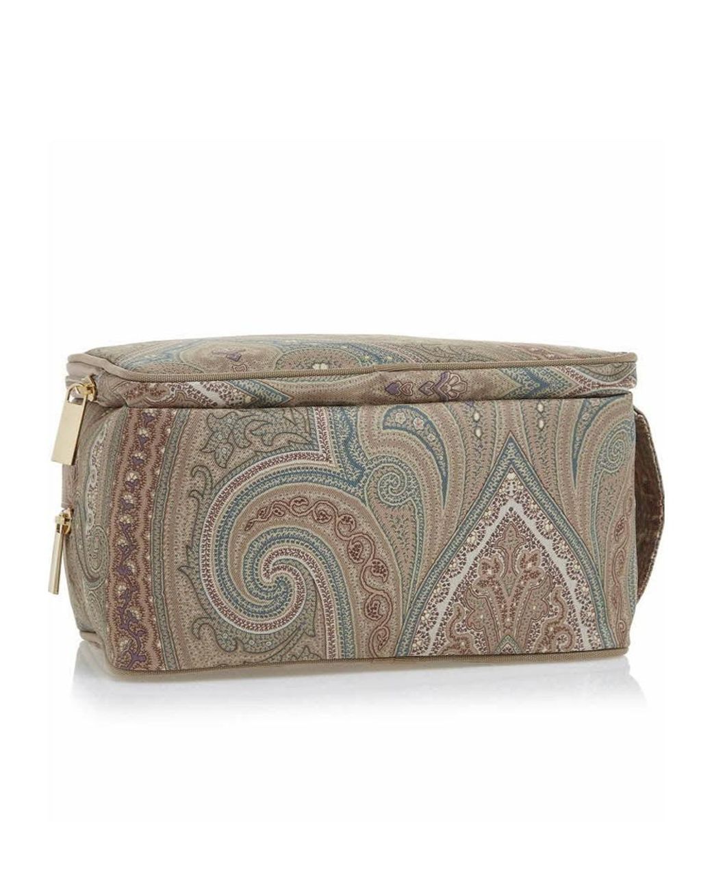 Etro Gray Logo Clutch