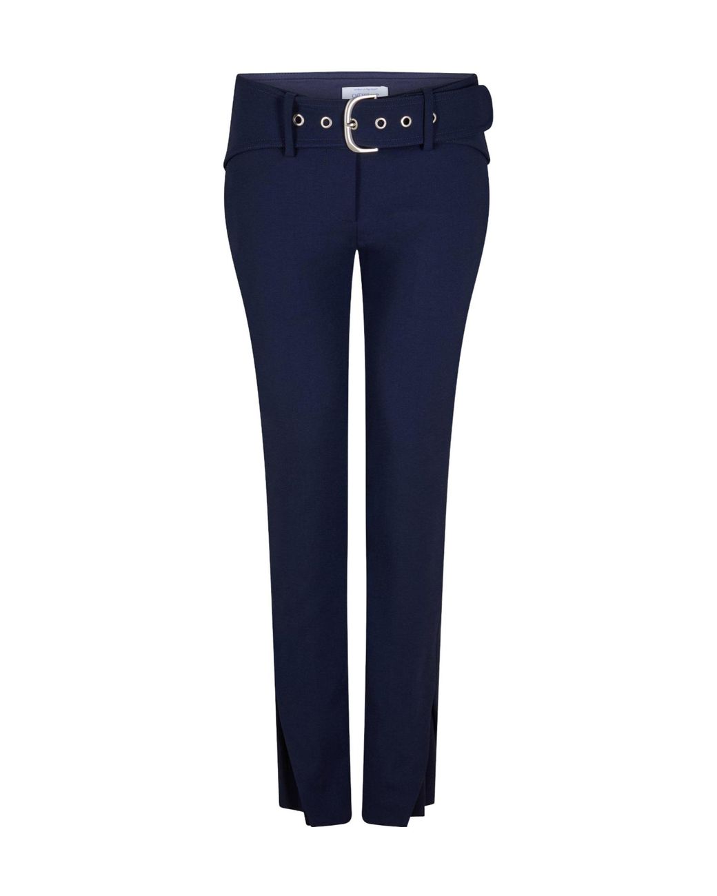 Off-White c/o Virgil Abloh Blue Casual Loose-Fit Trousers