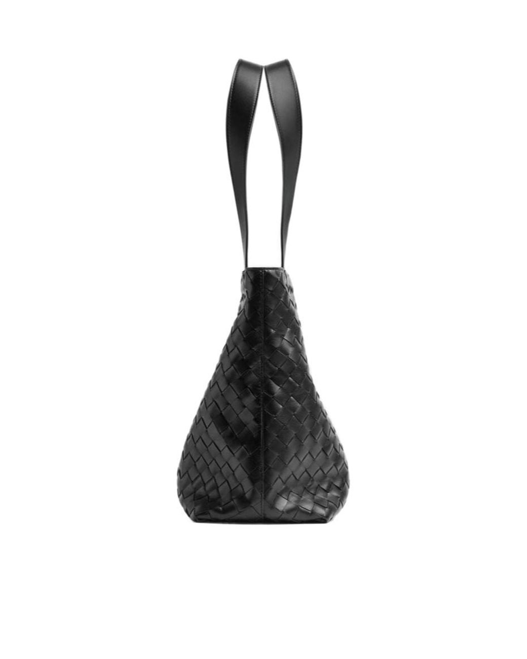 Bottega Veneta Blue Small Intrecciato Zipped Tote Bag for men