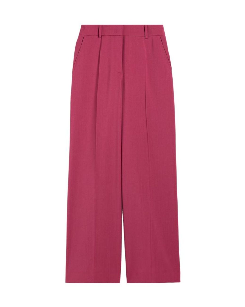 Weekend by Maxmara Pink High Waist Straight Leg Pants