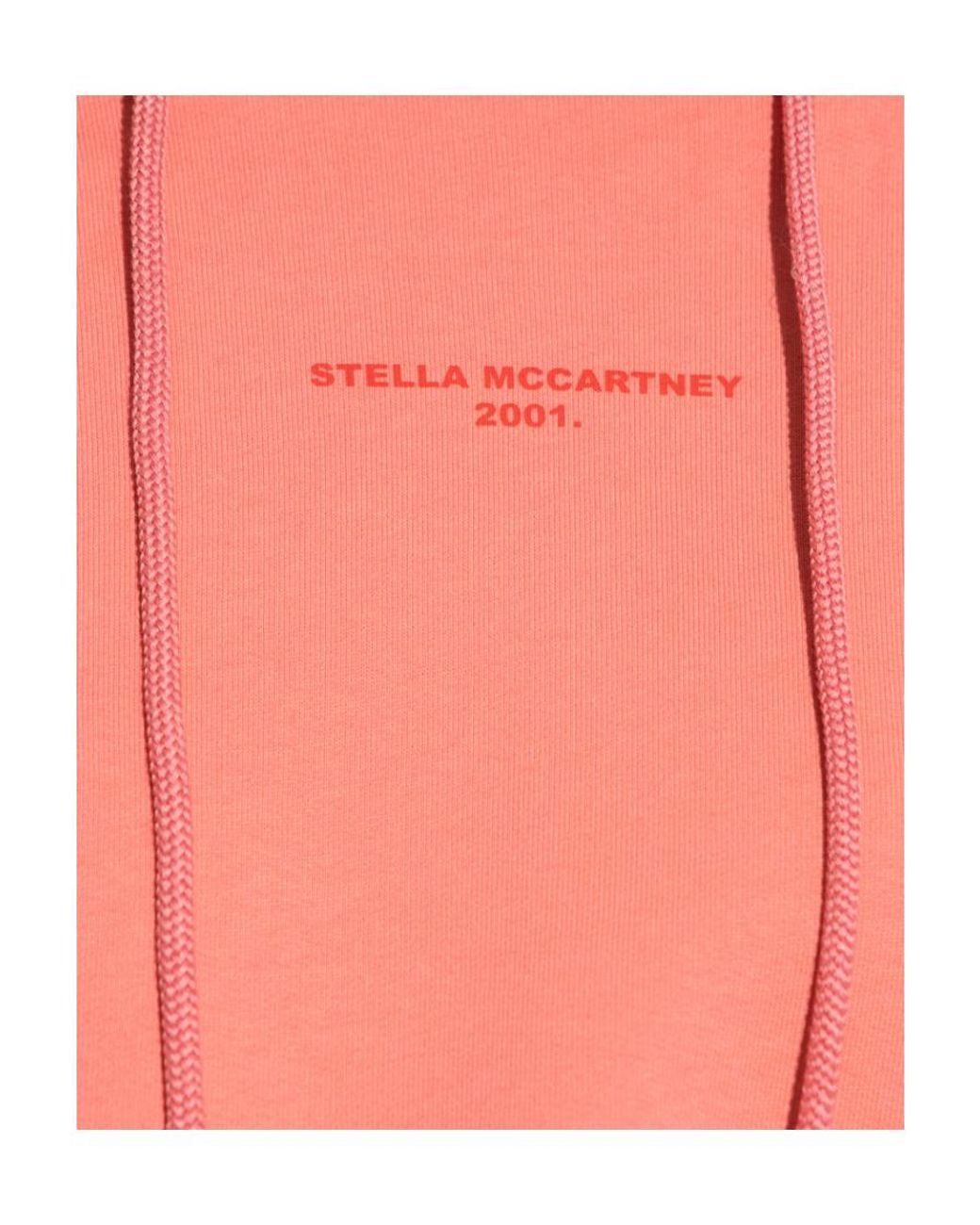 Stella McCartney Pink Drawstring Hooded Sweater