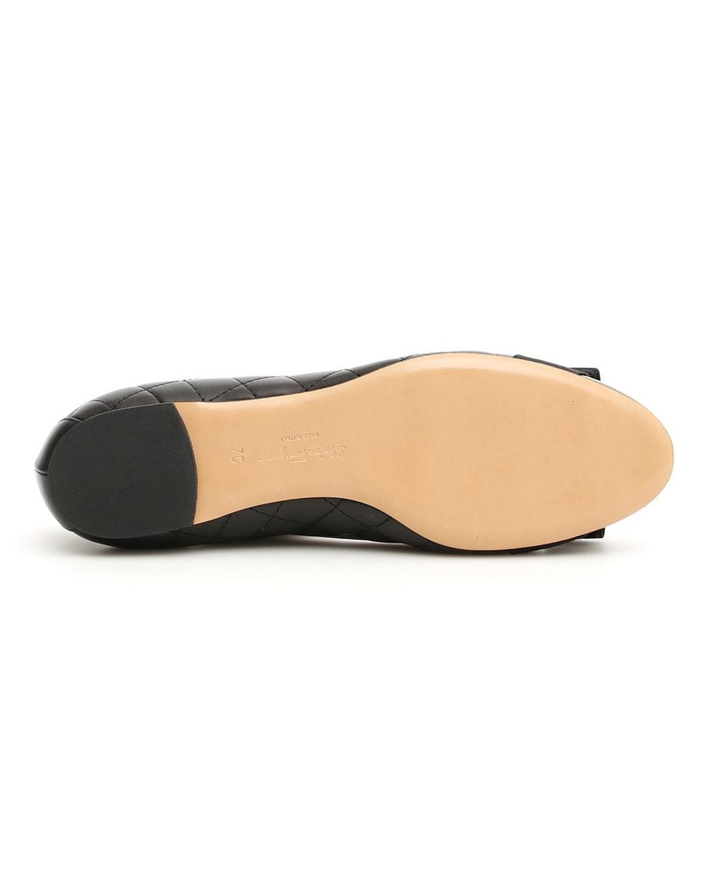 Ferragamo Black Ferragamo Varina Ballet Flats