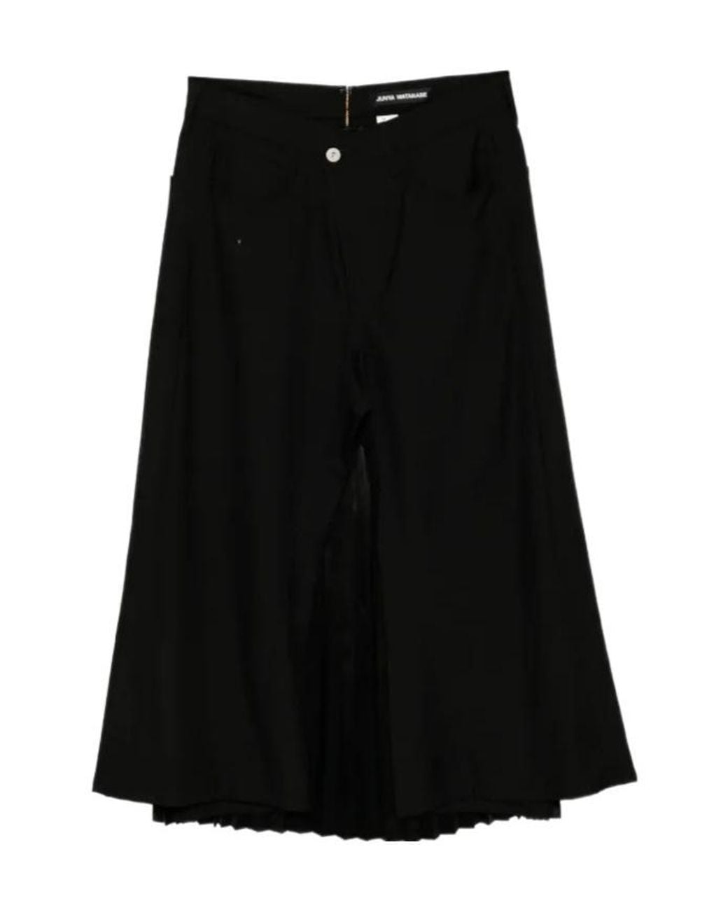 Junya Watanabe Black Panelled Skirt