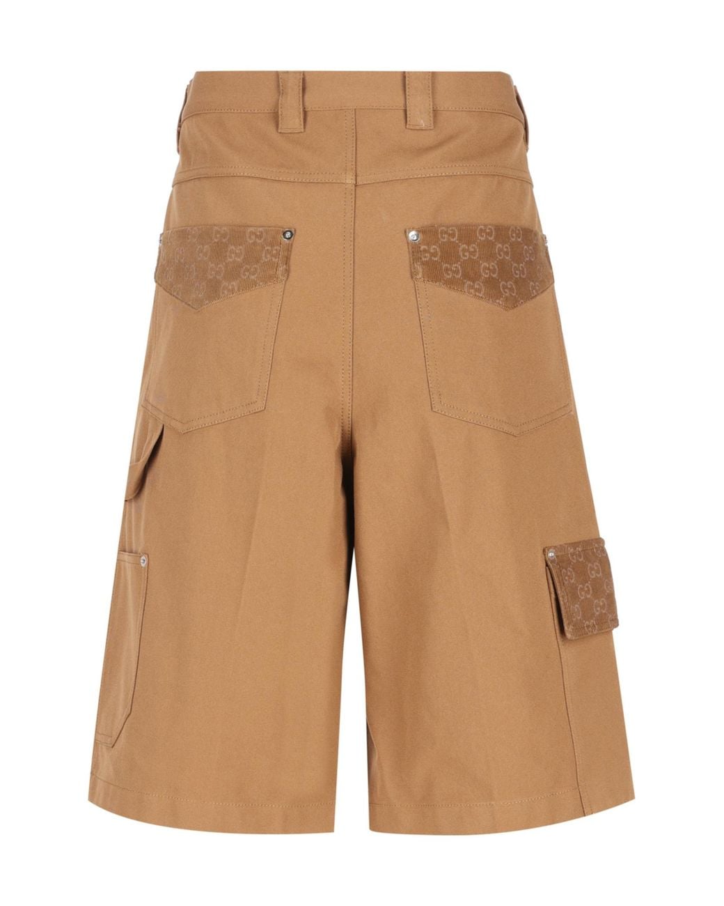 Gucci Natural Gg Monogram Shorts for men