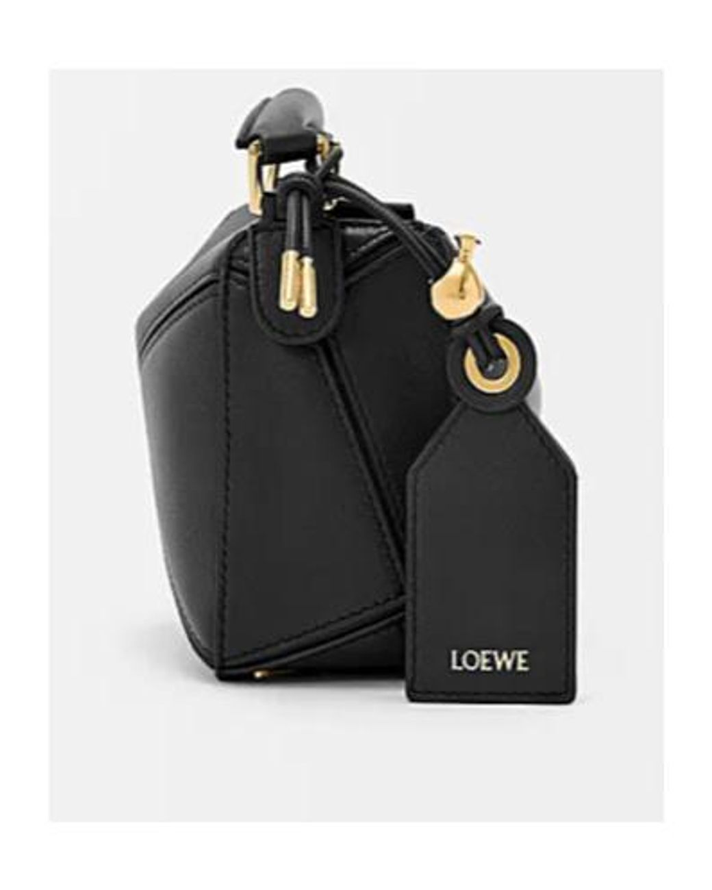Loewe Black Mini Featherlight Puzzle Bag