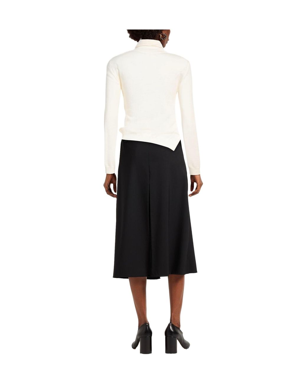 MM6 by Maison Margiela White Turtlenecks