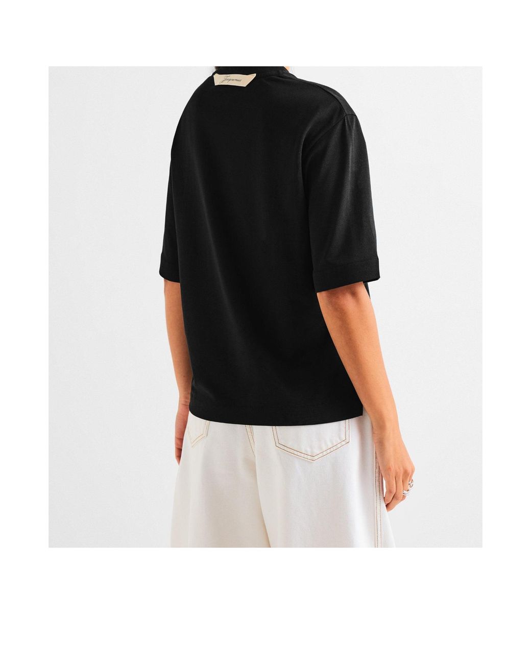 Jacquemus Black Oversized T-Shirt