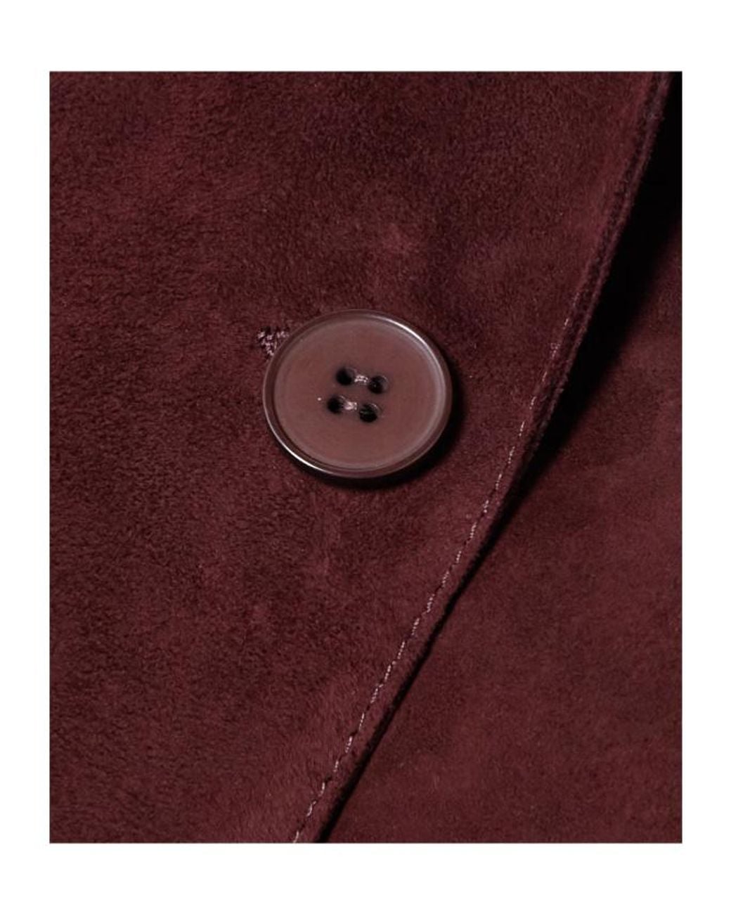 Nour Hammour Purple Long-Sleeved Leather Coat