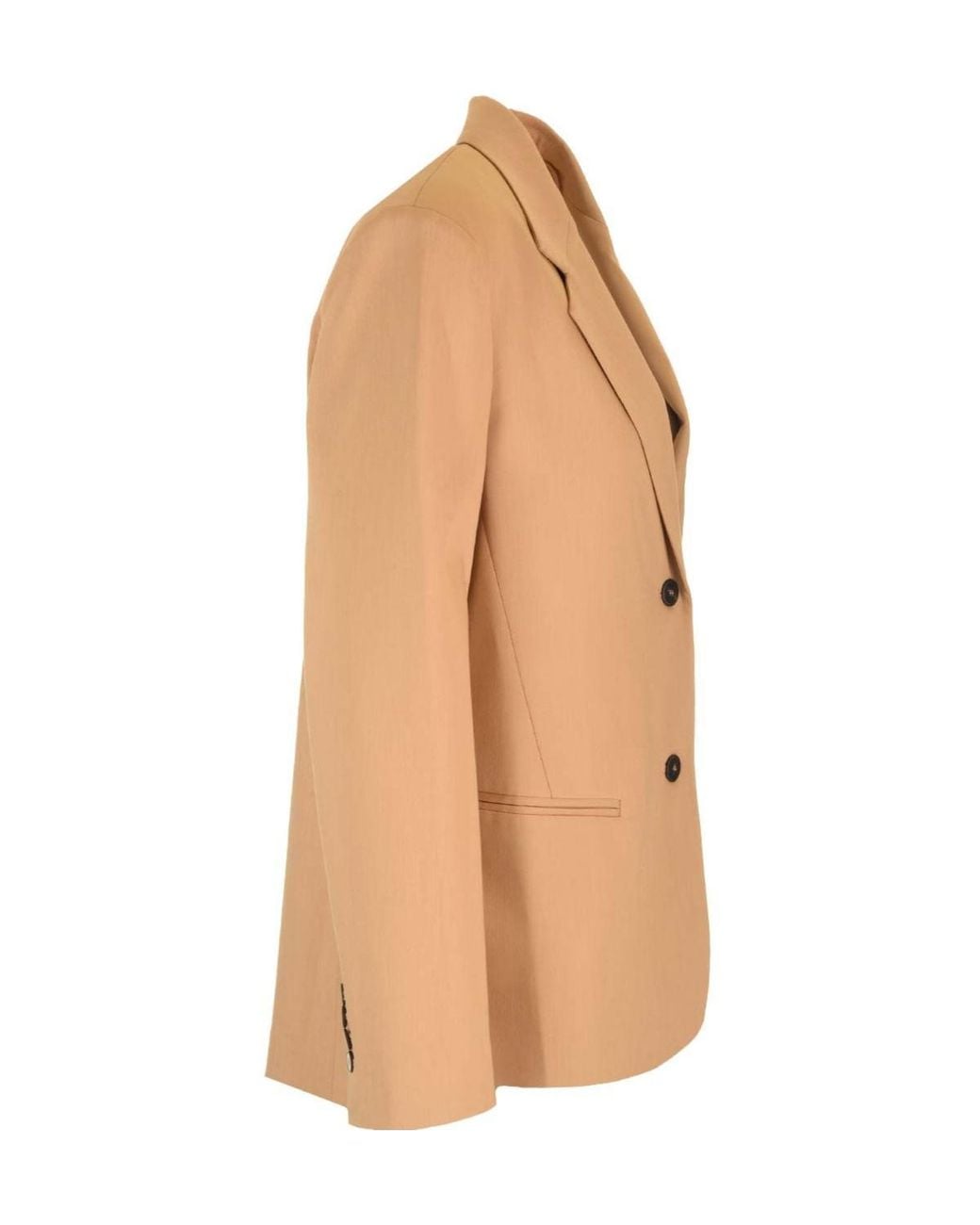 Forte_forte Natural Twill Single-Breasted Jacket
