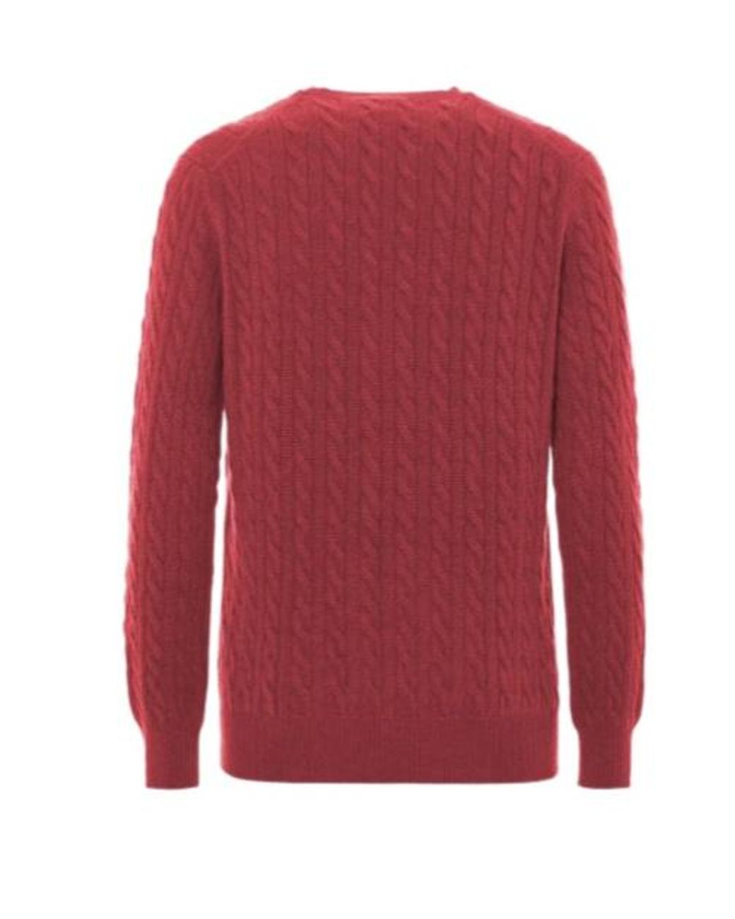 Malo Red Crew-Neck Sweater for men