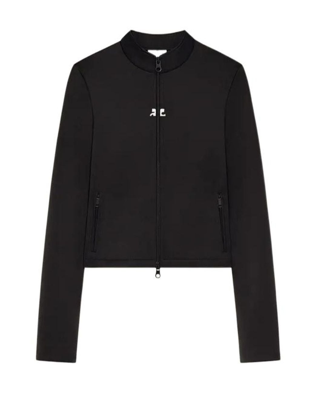 Courreges Black Courrèges Biker Tracksuit Jacket