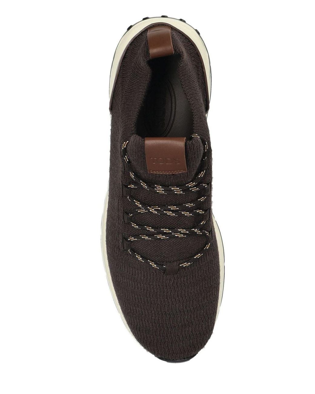 Tod's Black Knit Panel Trainers for men