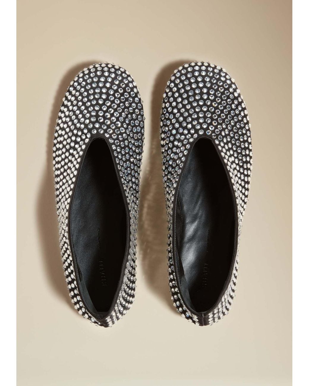 Khaite White The Marcy Embellished Ballet Flats