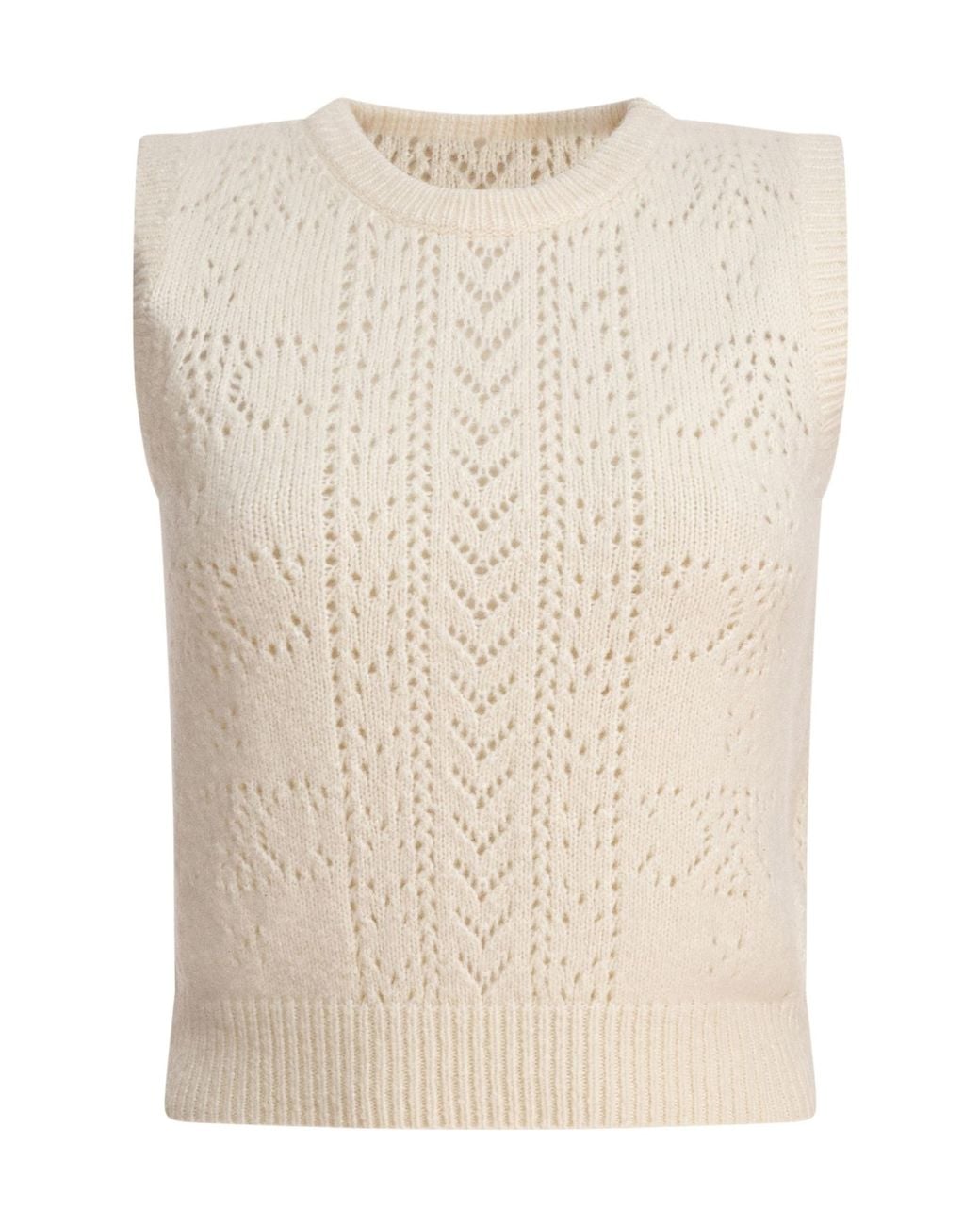 Céline Natural Crew Neck Sweater