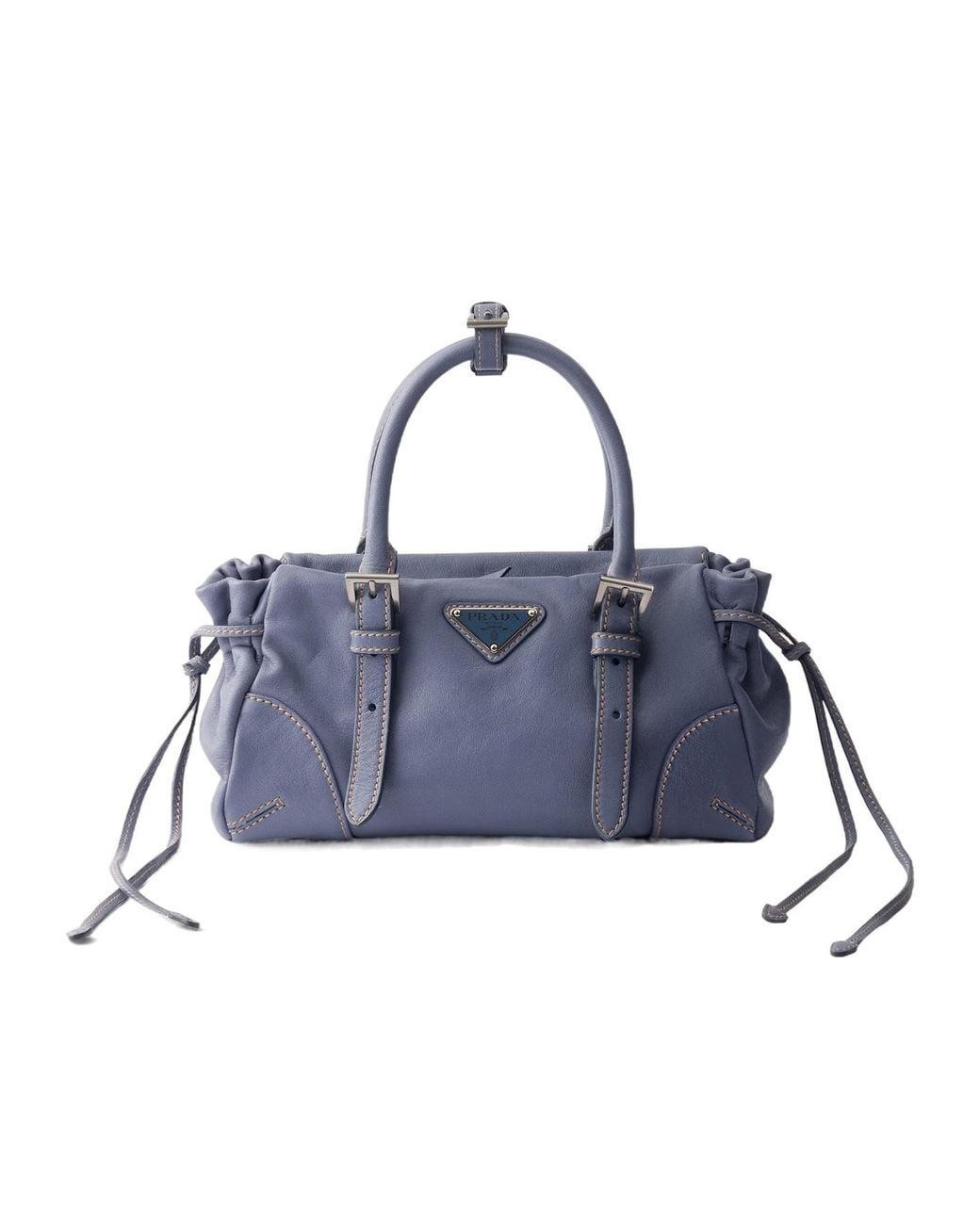 Prada Blue Karin Small Leather Bag