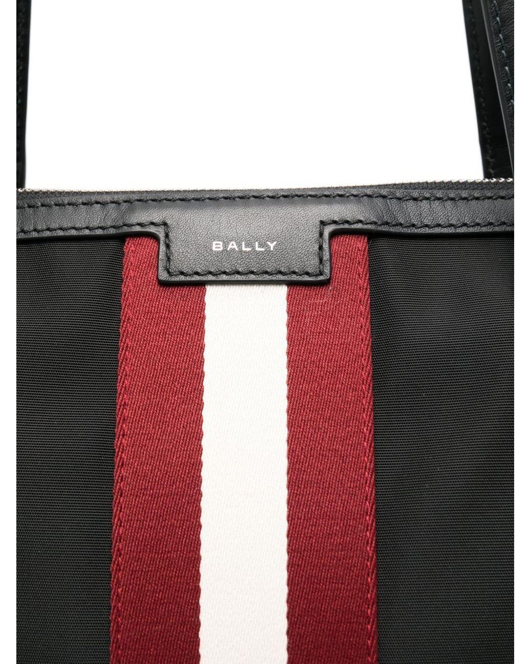 Bally Black Code Tote Bag for men
