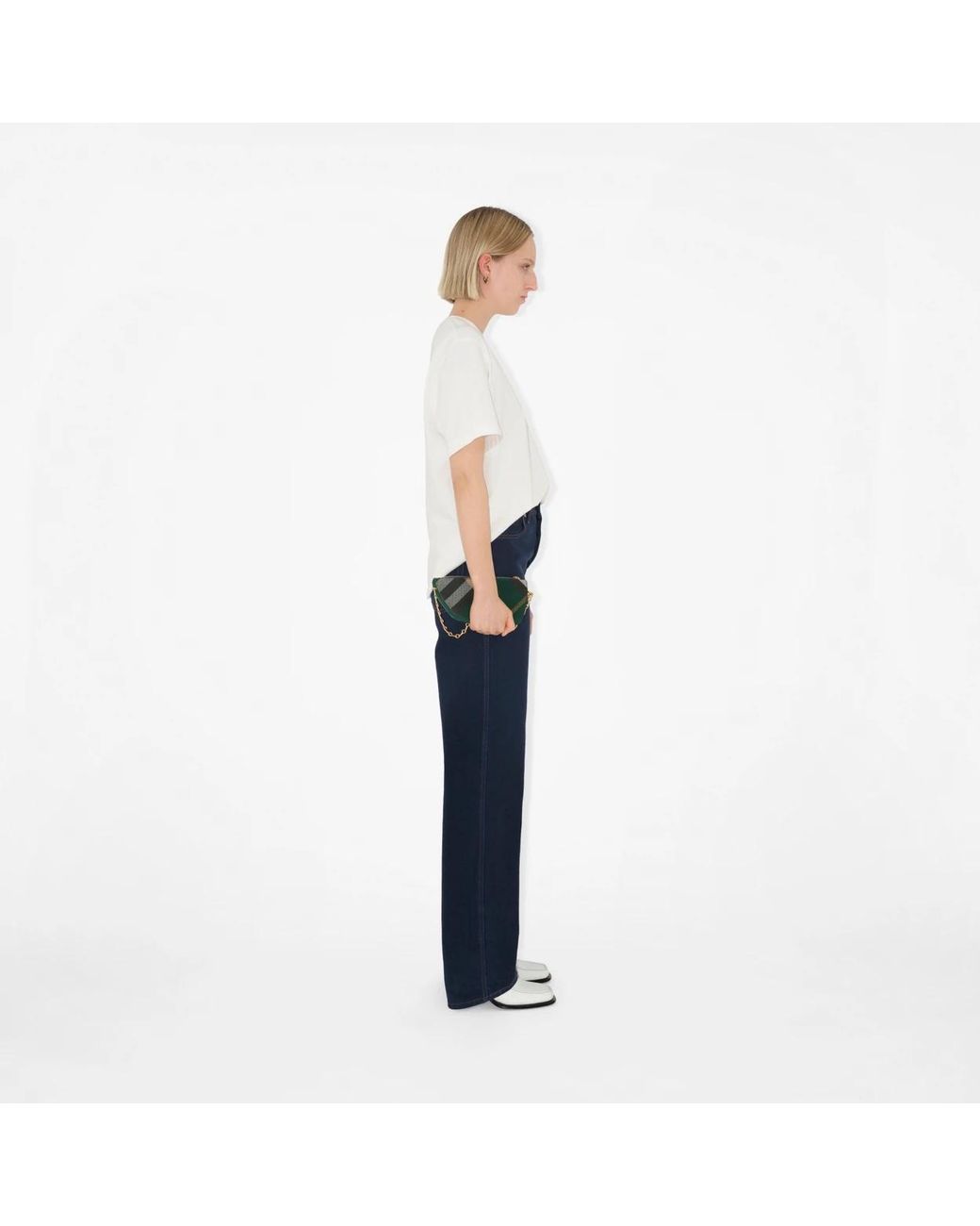 Burberry Green Micro Shield Sling Shoulder Bag