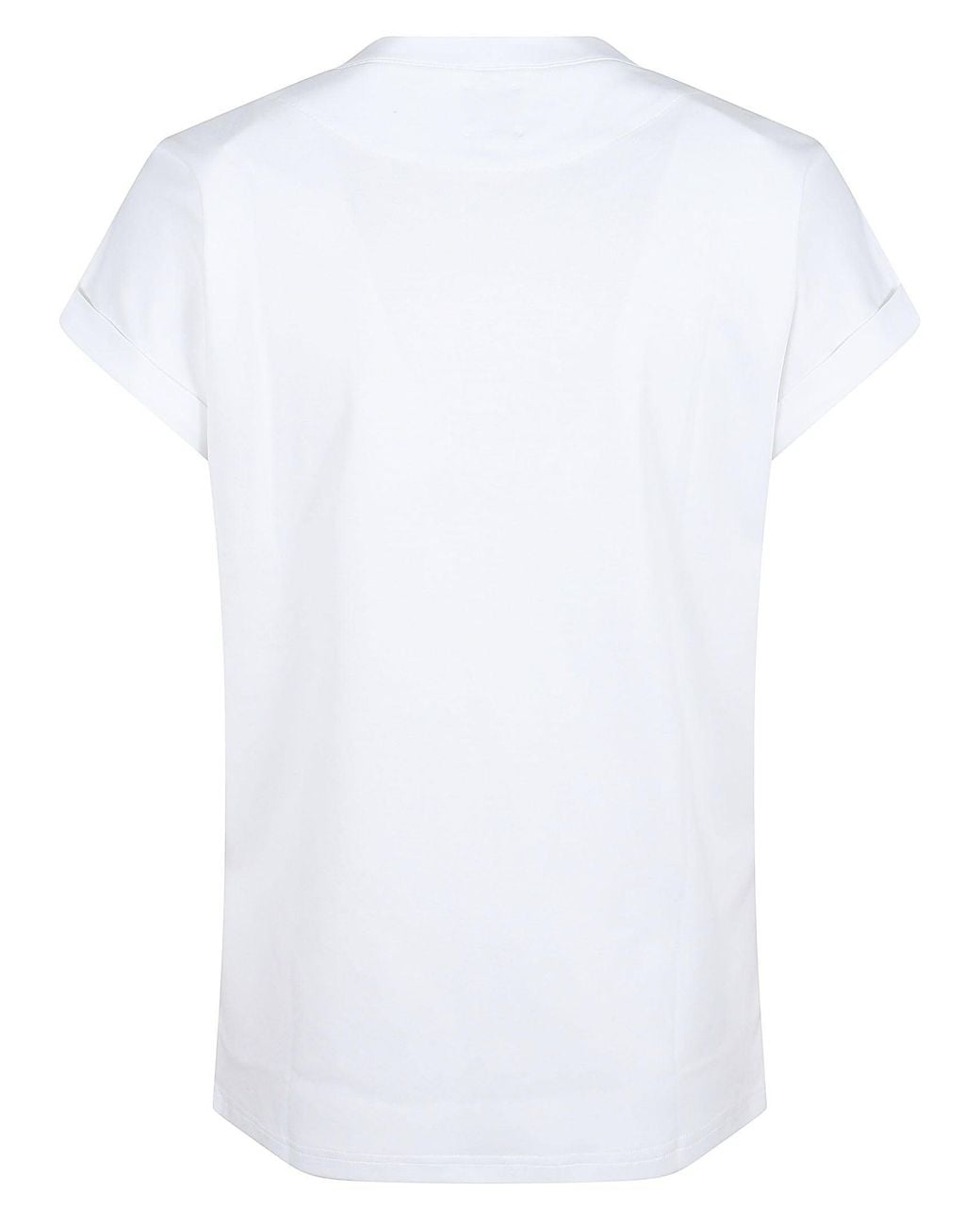 Eleventy Blue Short Sleeved Crewneck T-Shirt