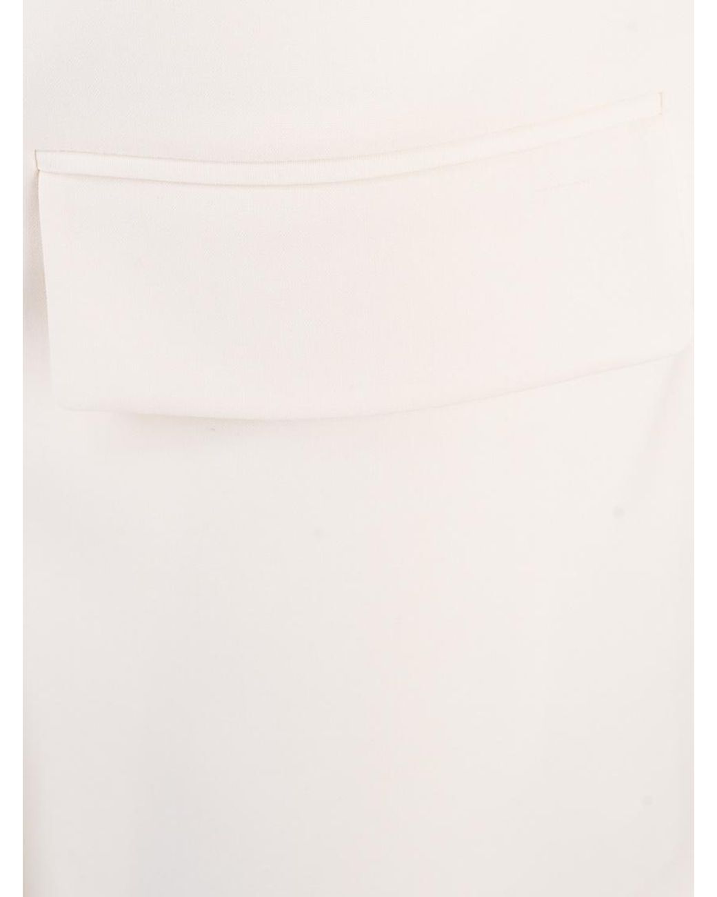 Valentino White Double-Breasted Blazer Jacket