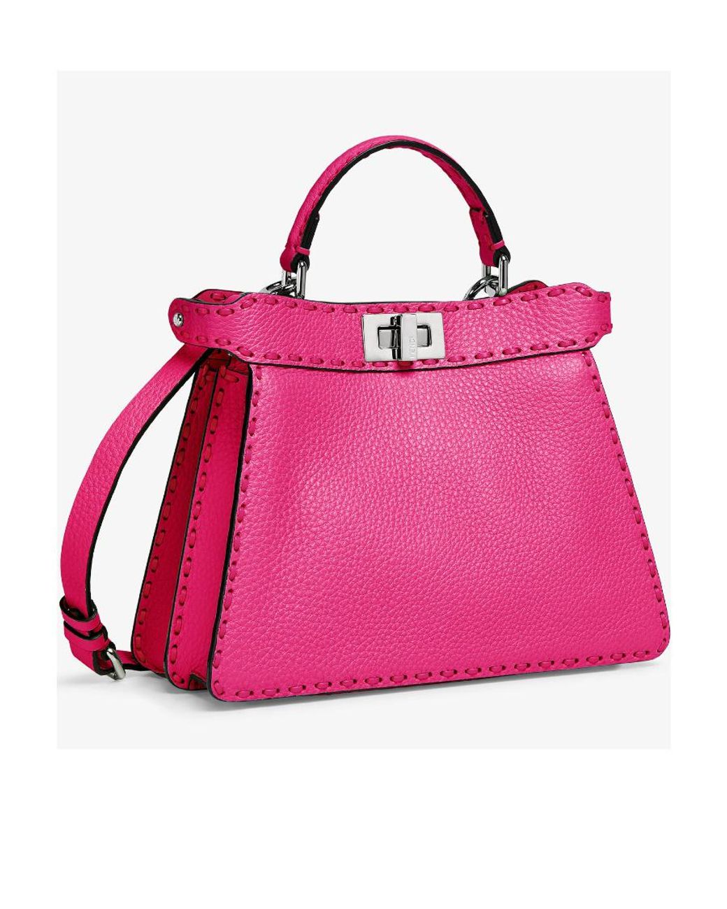 Fendi Pink Peekaboo Iseeu Small Tote Bag