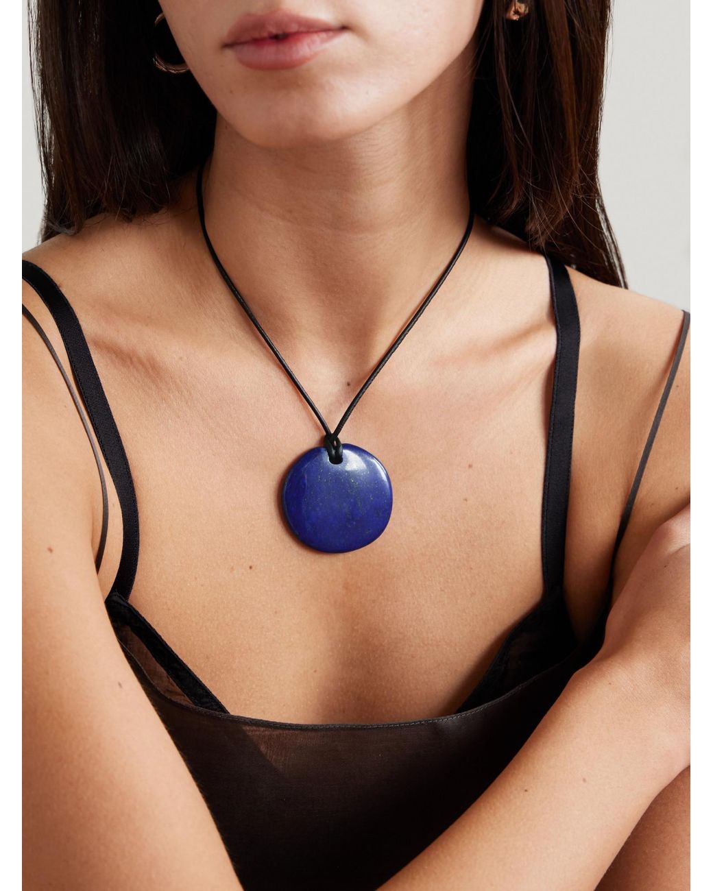 Sophie Buhai Blue Round Necklace