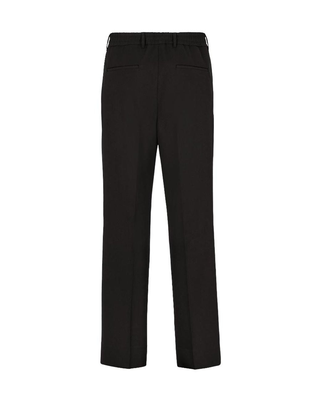 Fendi Black Straight-Leg Tailored Pants for men