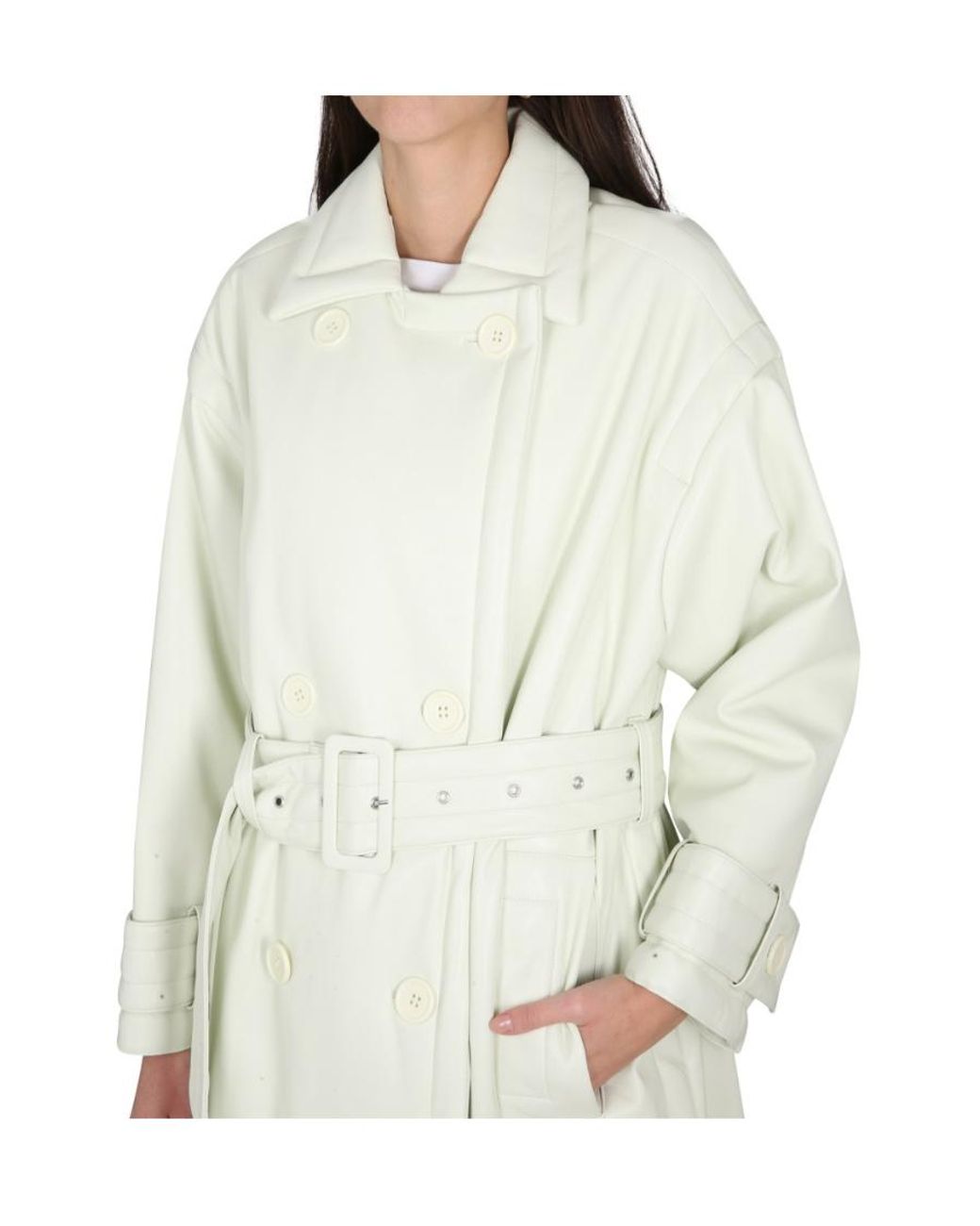 STAND White Logo Coat