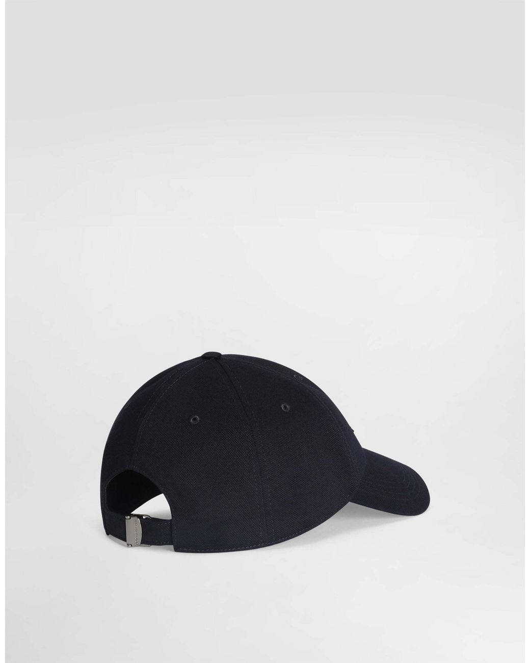 Dolce & Gabbana Blue Logo Patch Baseball Cap for men