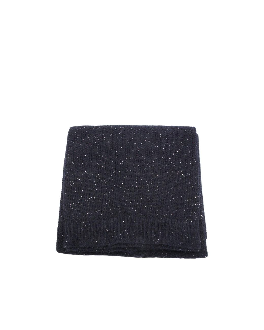 Fabiana Filippi Blue Sequin Embellished Knitted Scarf