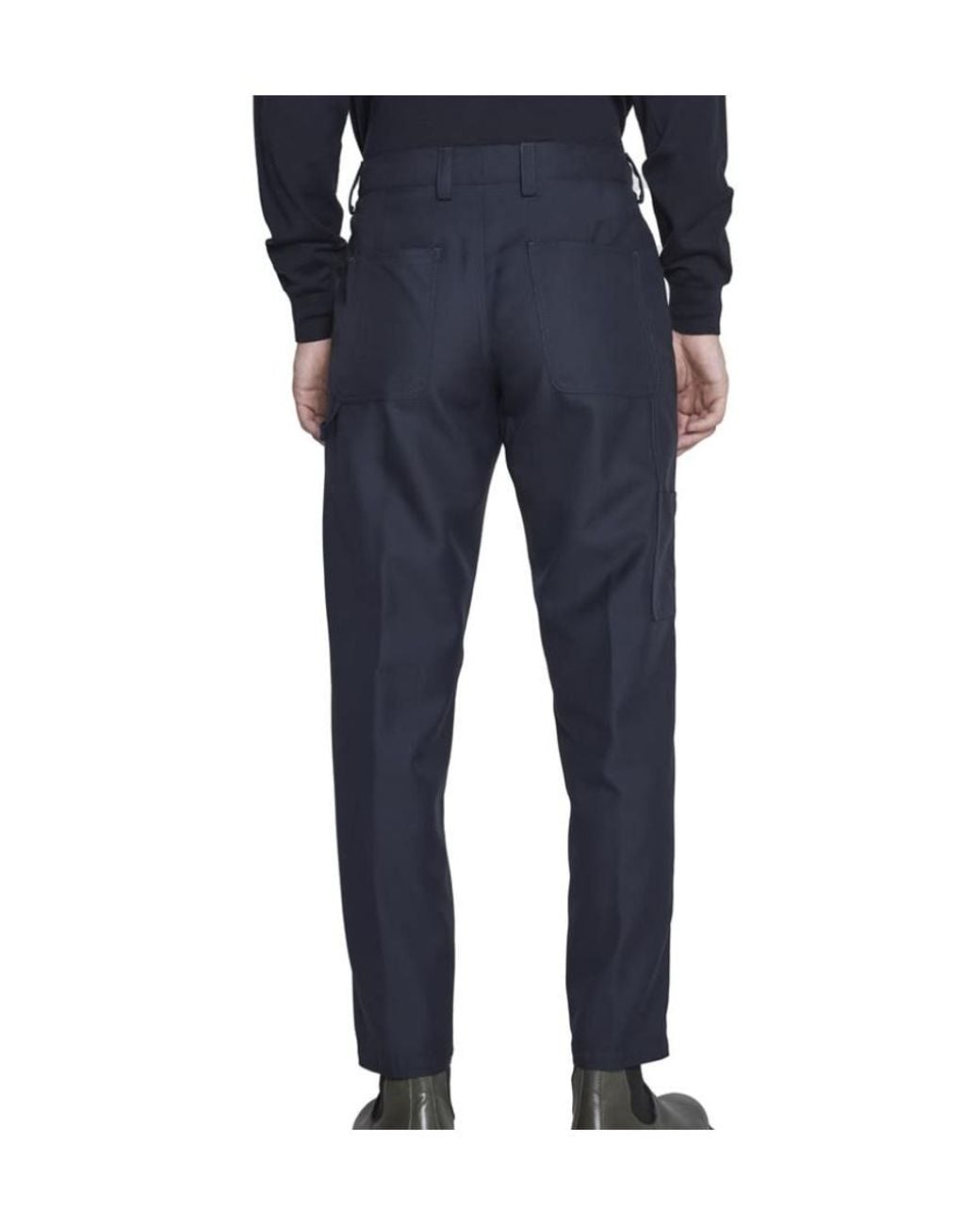Pt Pantaloni Blue Pt Torino Straight-Leg Trousers for men