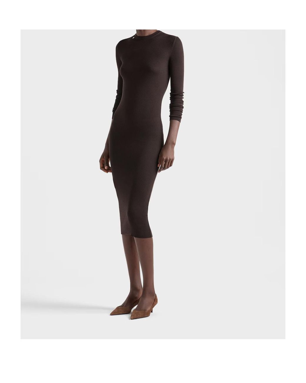 Prada Black Wool Dress